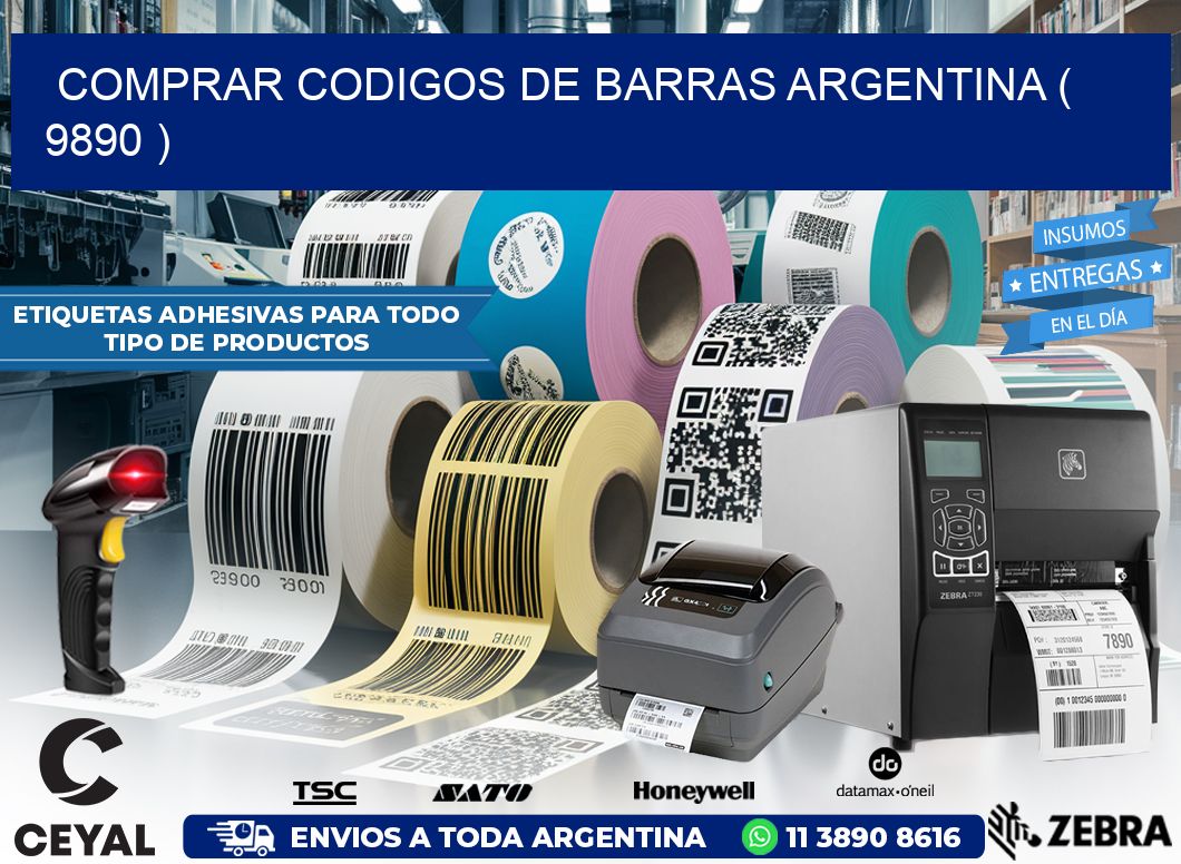 comprar codigos de barras argentina ( 9890 )