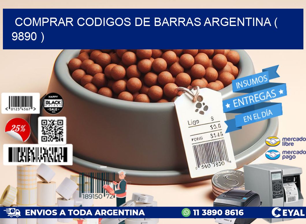 comprar codigos de barras argentina ( 9890 )