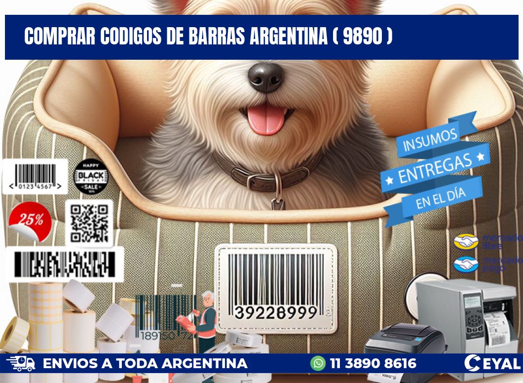comprar codigos de barras argentina ( 9890 )