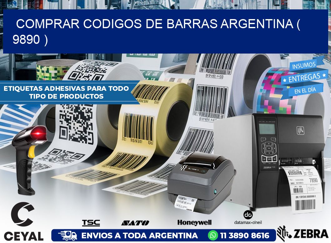 comprar codigos de barras argentina ( 9890 )