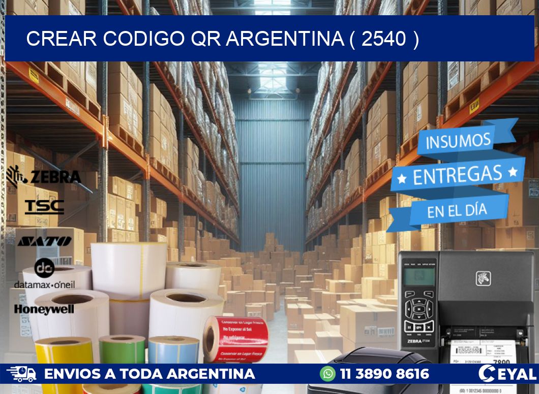 crear codigo qr argentina ( 2540 )