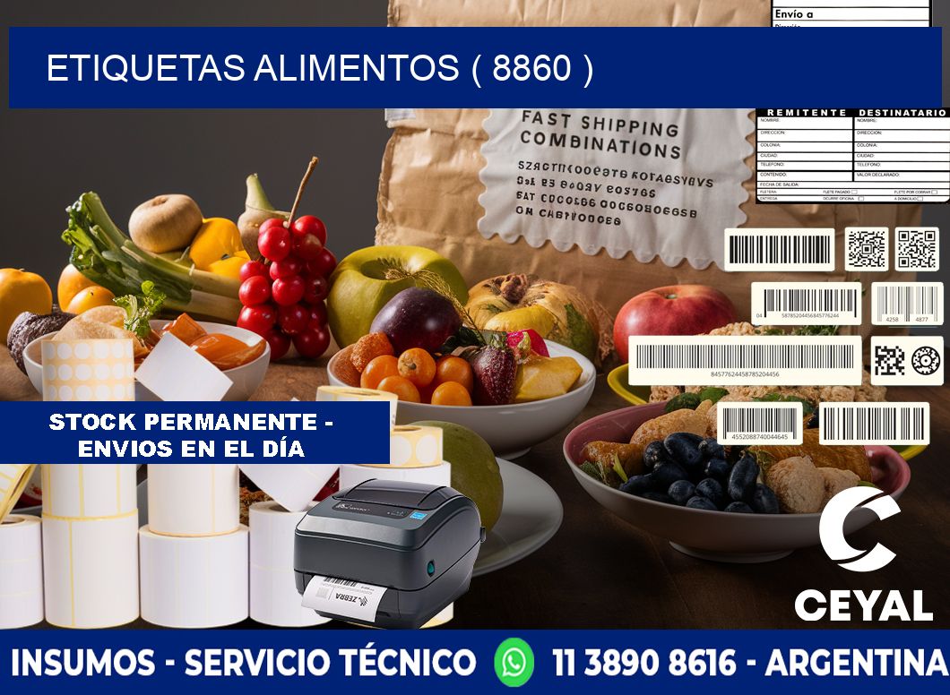 etiquetas alimentos ( 8860 )