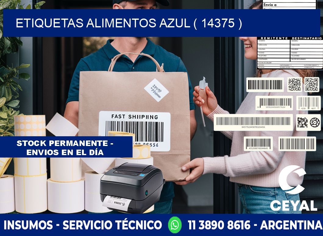 etiquetas alimentos azul ( 14375 )