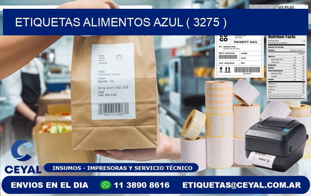 etiquetas alimentos azul ( 3275 )