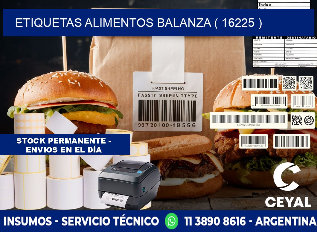 etiquetas alimentos balanza ( 16225 )