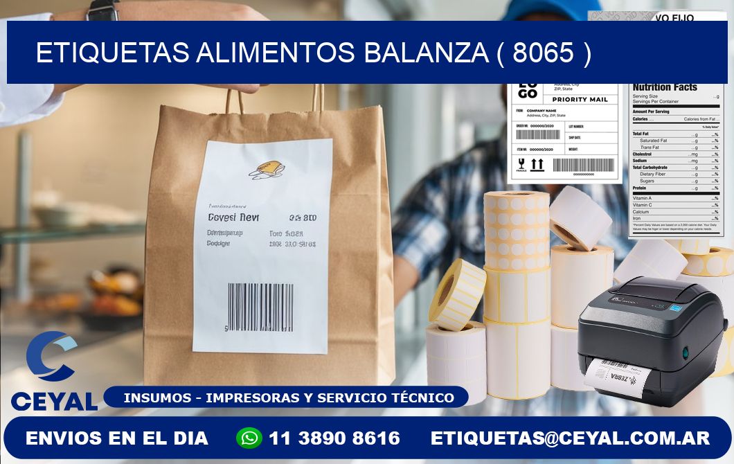etiquetas alimentos balanza ( 8065 )