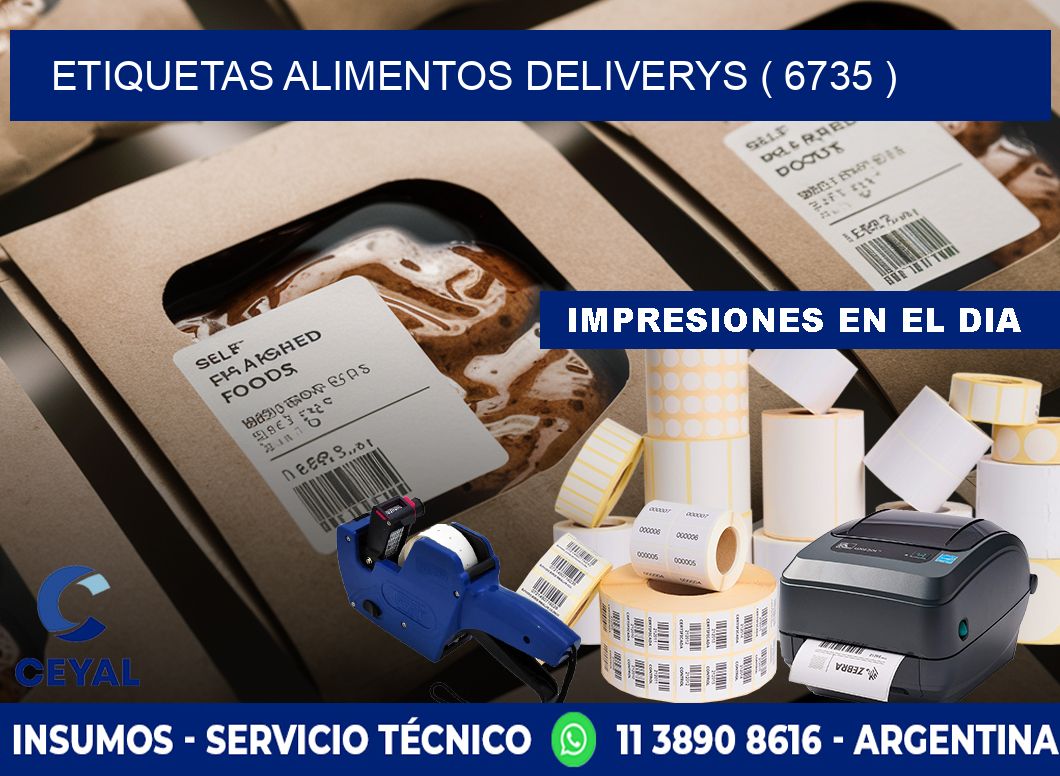 etiquetas alimentos deliverys ( 6735 )