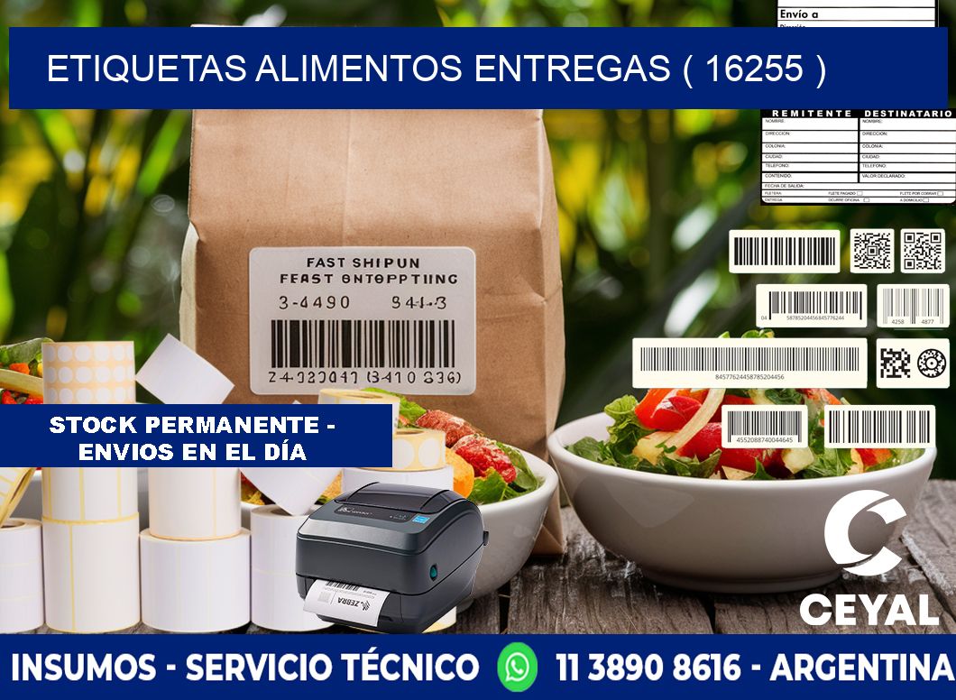etiquetas alimentos entregas ( 16255 )