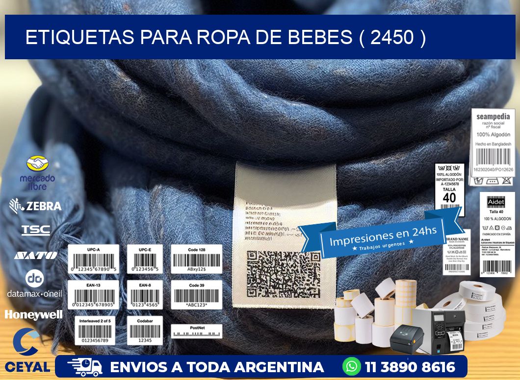 etiquetas para ropa de bebes ( 2450 )
