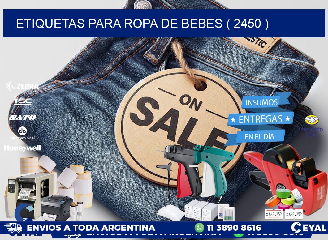 etiquetas para ropa de bebes ( 2450 )