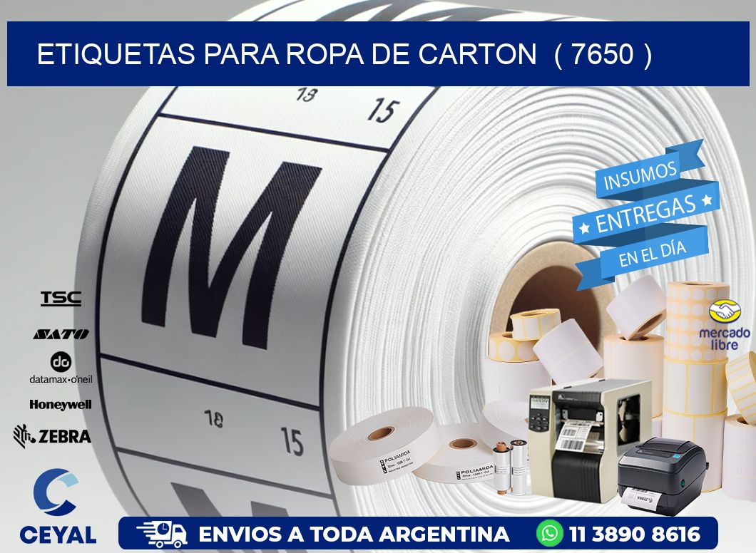 etiquetas para ropa de carton  ( 7650 )