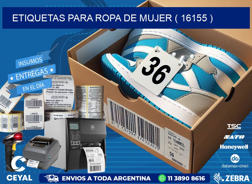 etiquetas para ropa de mujer ( 16155 )