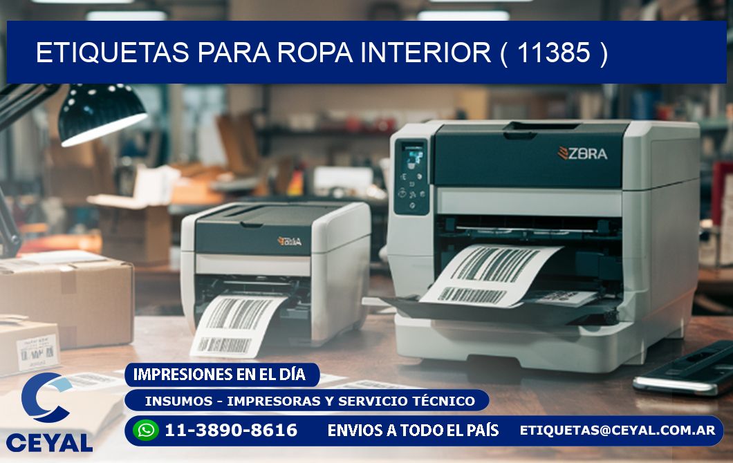 etiquetas para ropa interior ( 11385 )
