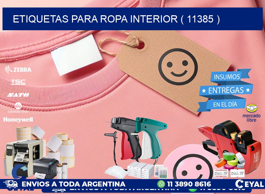 etiquetas para ropa interior ( 11385 )