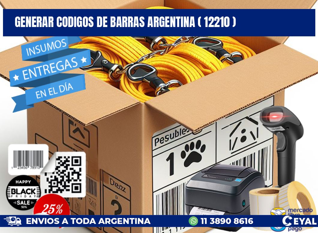 generar codigos de barras argentina ( 12210 )