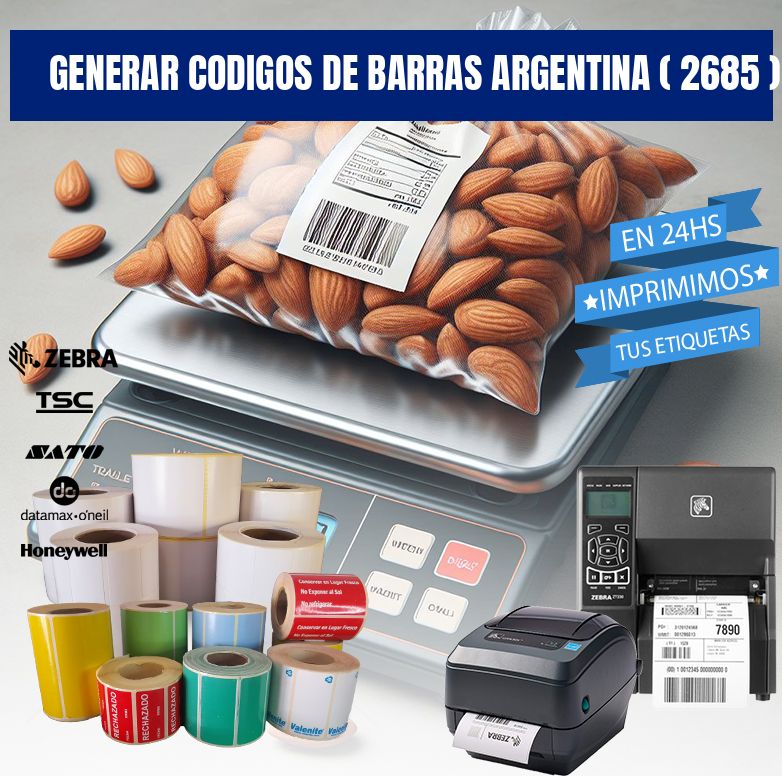 generar codigos de barras argentina ( 2685 )