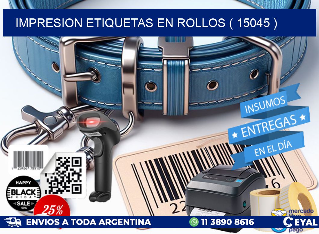 impresion etiquetas en rollos ( 15045 )