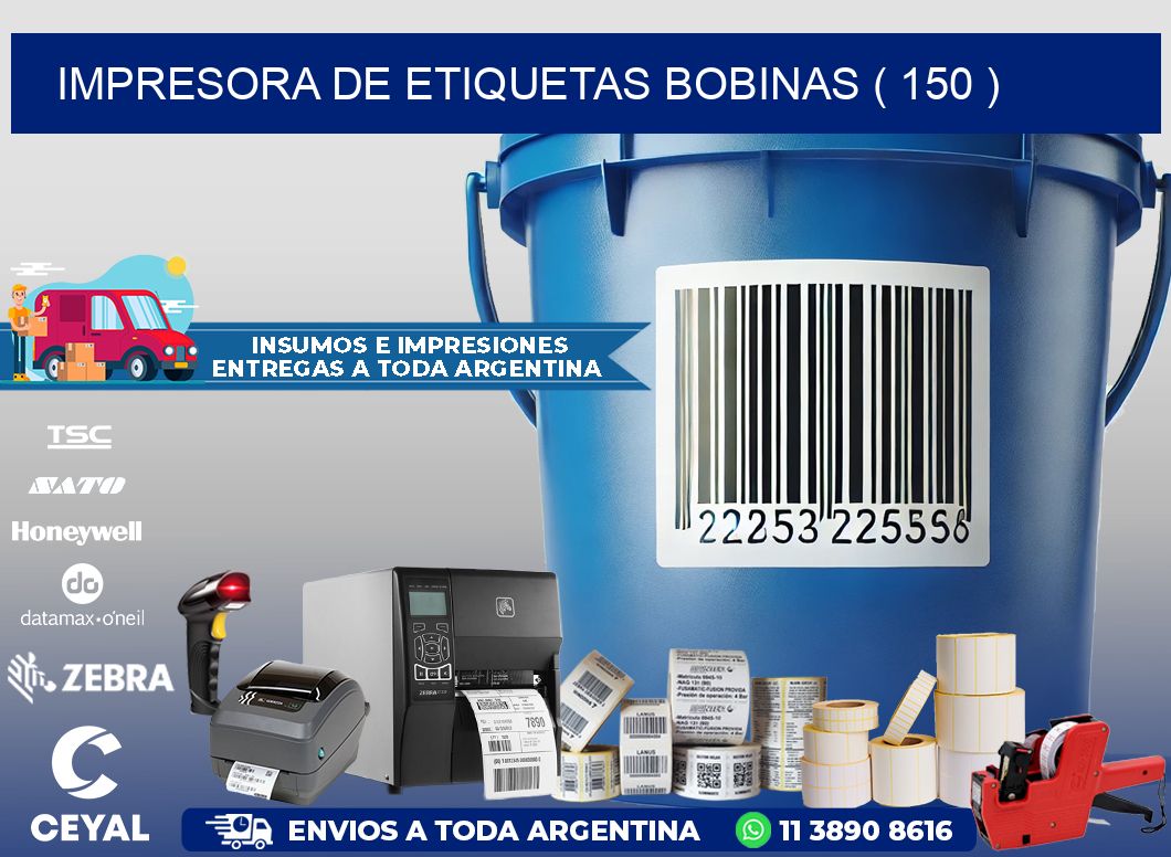 impresora de etiquetas bobinas ( 150 )