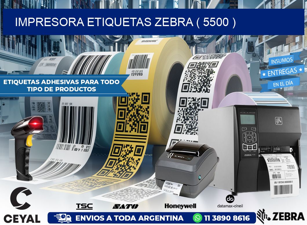 impresora etiquetas zebra ( 5500 )