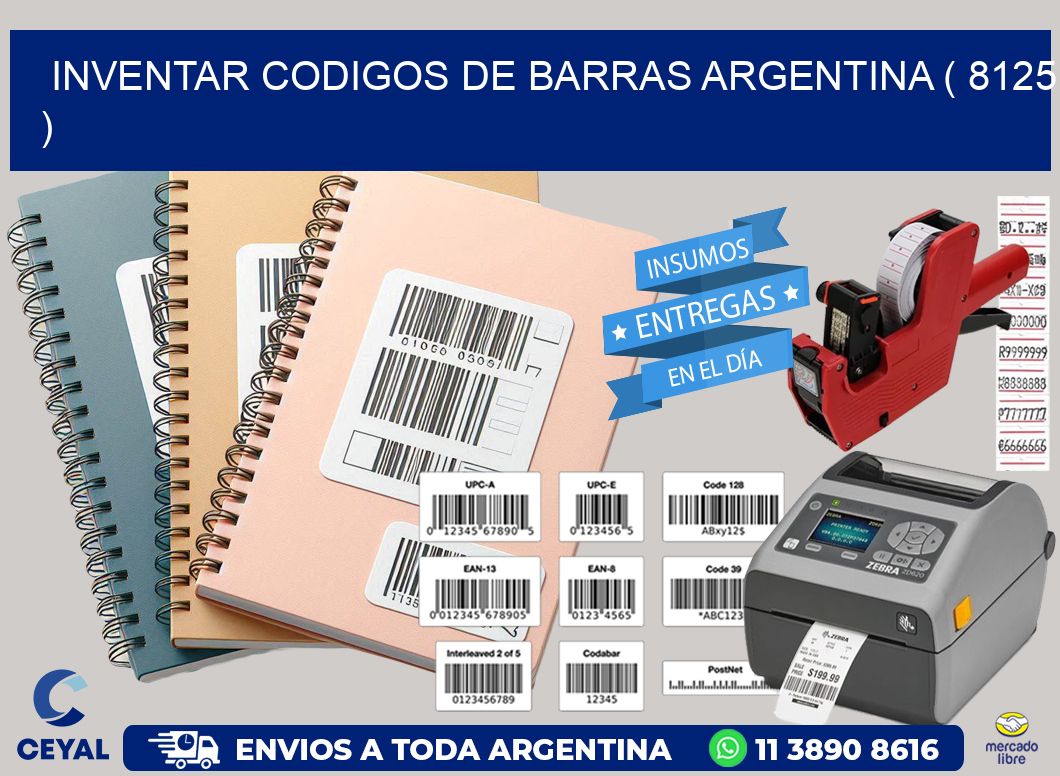 inventar codigos de barras argentina ( 8125 )