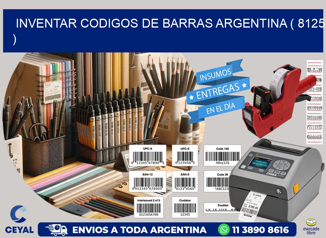 inventar codigos de barras argentina ( 8125 )