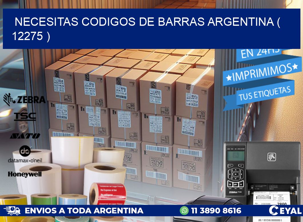 necesitas codigos de barras argentina ( 12275 )