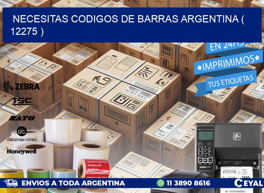 necesitas codigos de barras argentina ( 12275 )