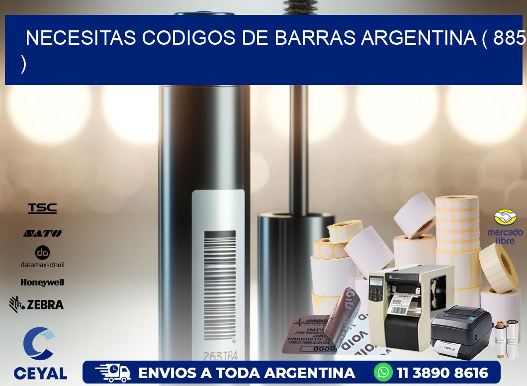 necesitas codigos de barras argentina ( 885 )