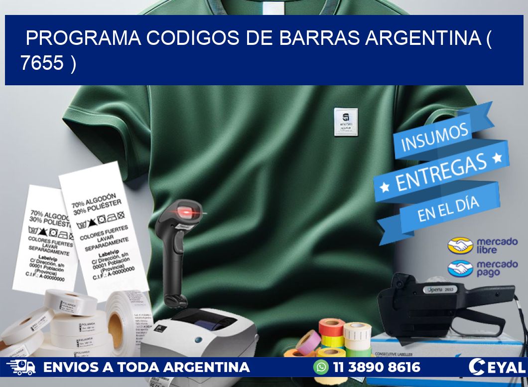 programa codigos de barras argentina ( 7655 )