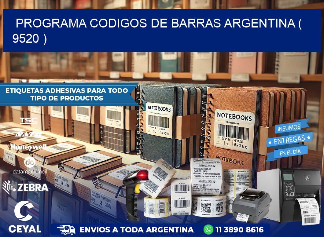 programa codigos de barras argentina ( 9520 )