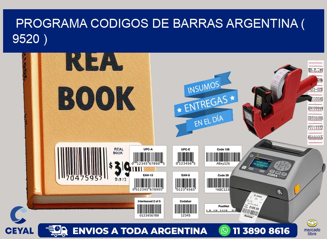 programa codigos de barras argentina ( 9520 )