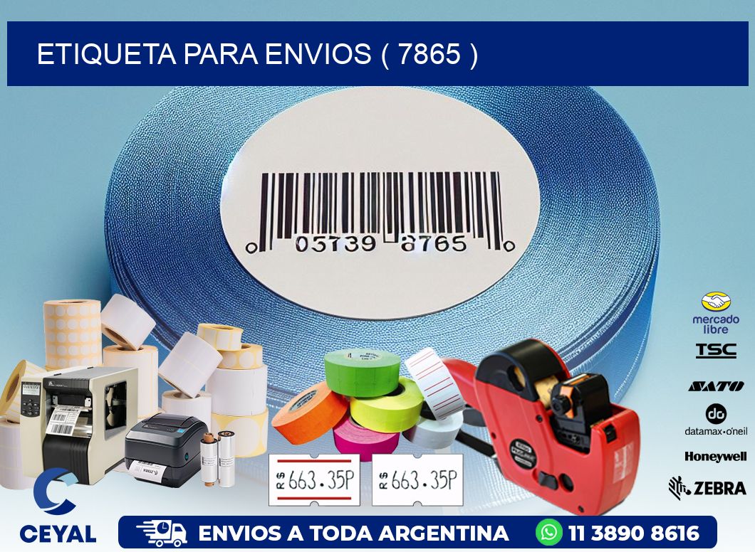 ETIQUETA PARA ENVIOS ( 7865 )