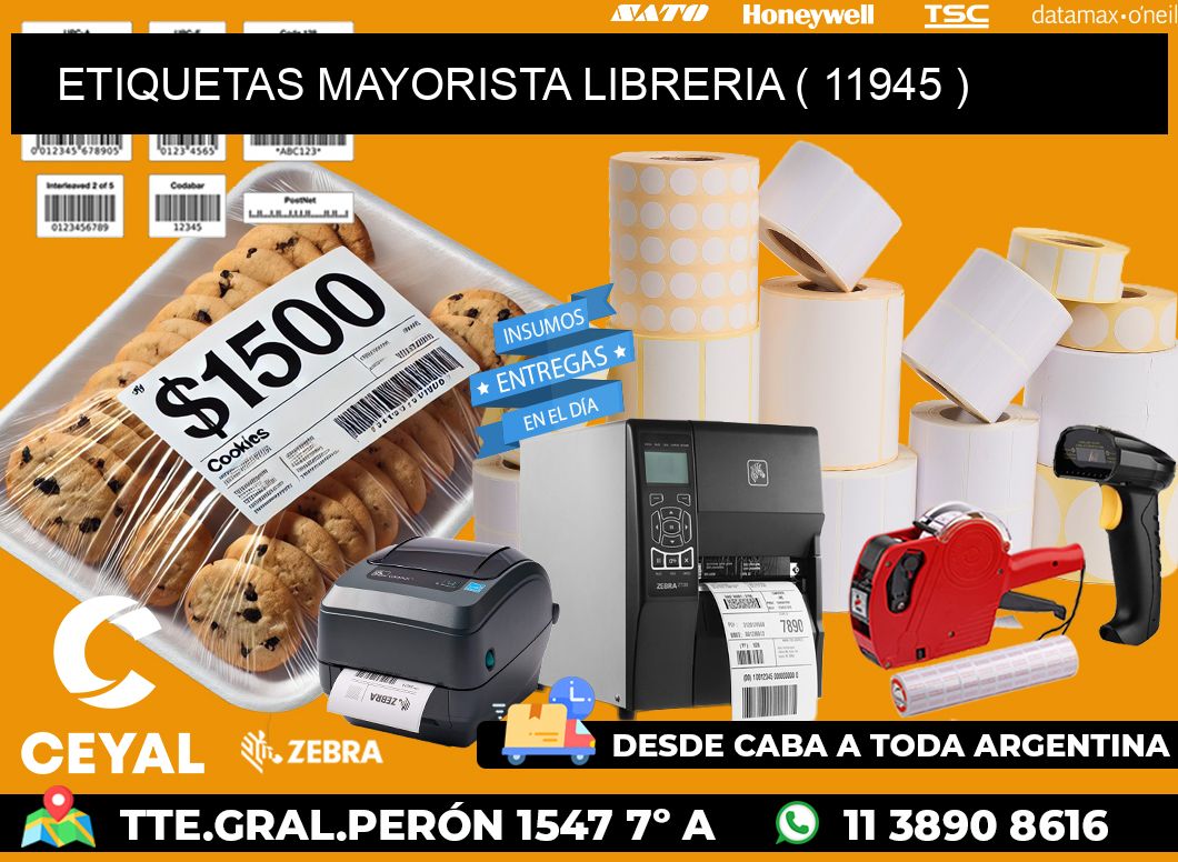 ETIQUETAS MAYORISTA LIBRERIA ( 11945 )