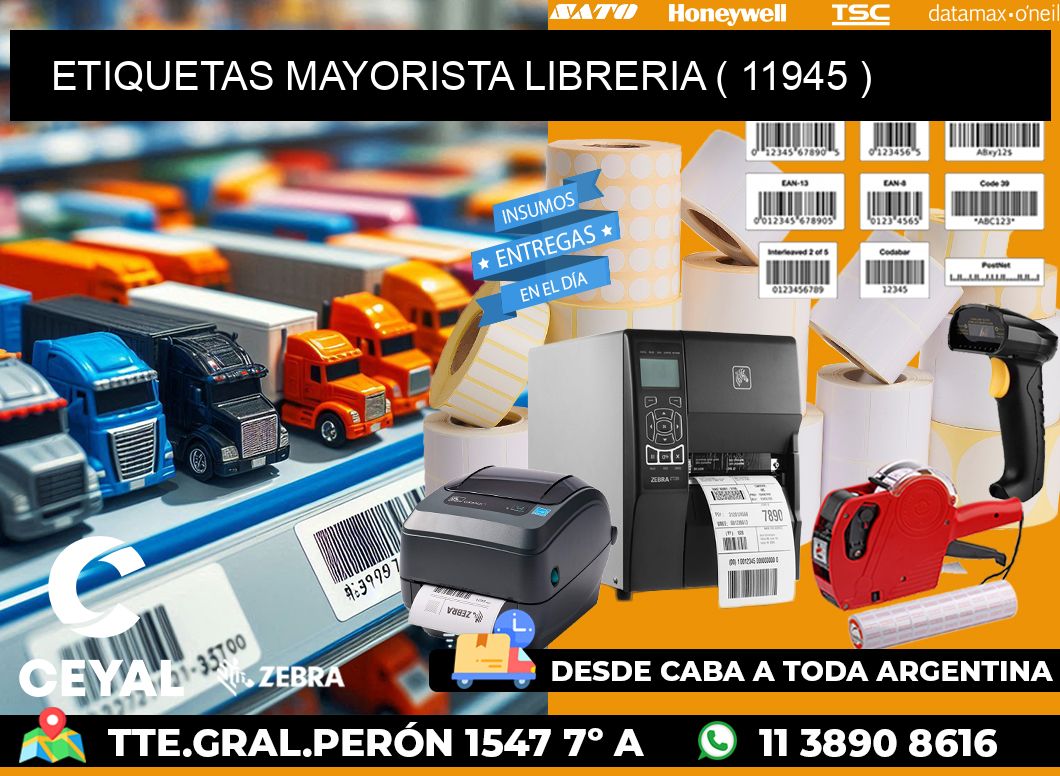 ETIQUETAS MAYORISTA LIBRERIA ( 11945 )