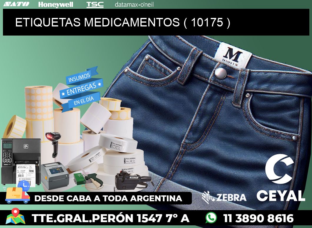 ETIQUETAS MEDICAMENTOS ( 10175 )