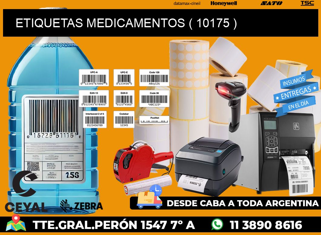 ETIQUETAS MEDICAMENTOS ( 10175 )