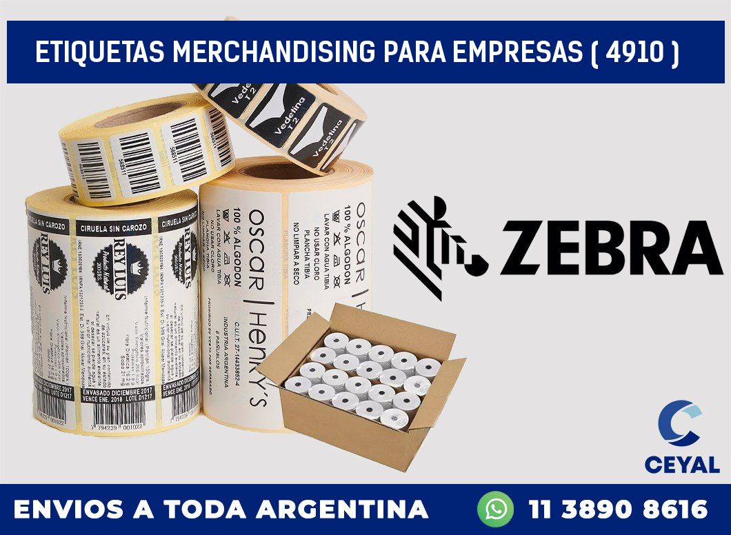 ETIQUETAS MERCHANDISING PARA EMPRESAS ( 4910 )