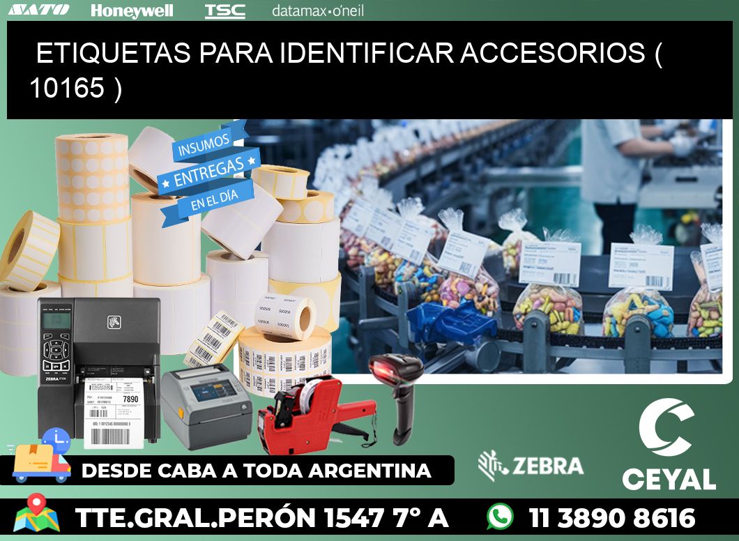 ETIQUETAS PARA IDENTIFICAR ACCESORIOS ( 10165 )