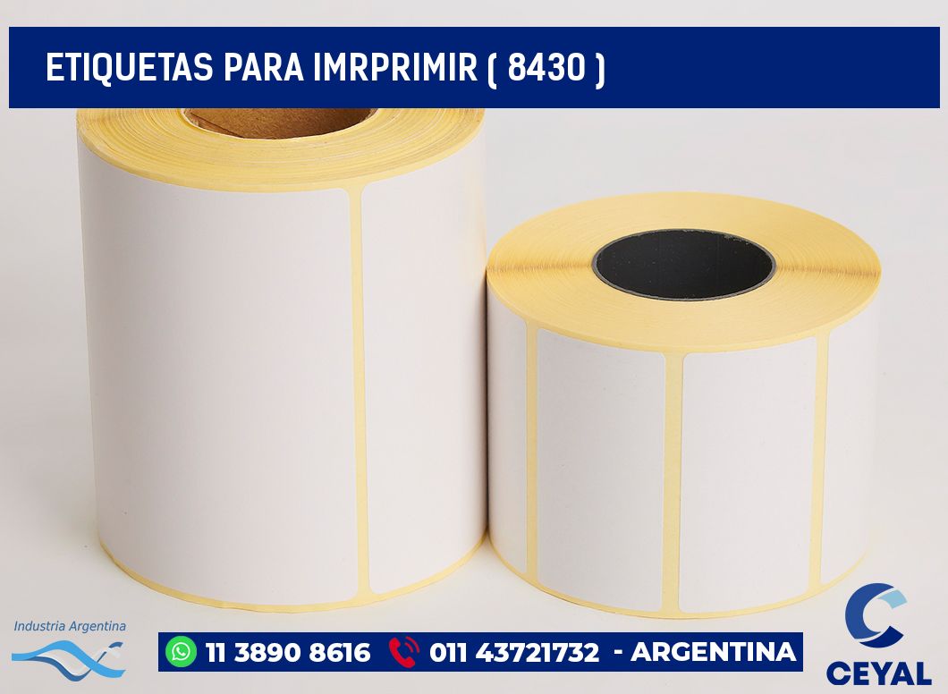 ETIQUETAS PARA IMRPRIMIR ( 8430 )