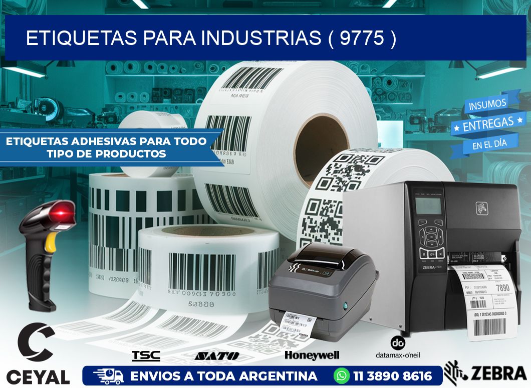 ETIQUETAS PARA INDUSTRIAS ( 9775 )