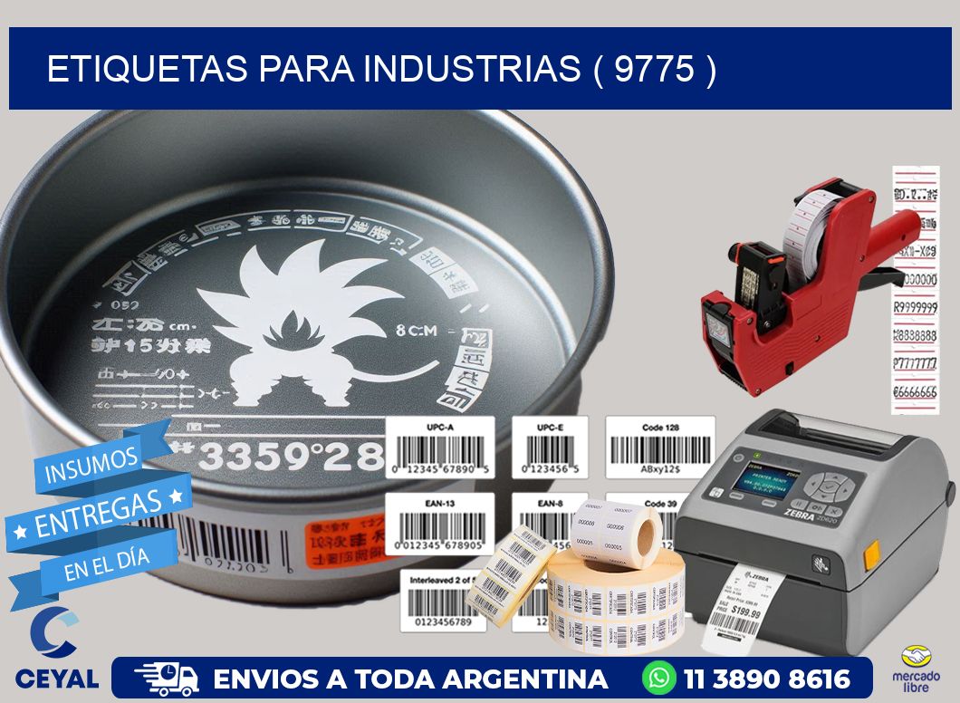 ETIQUETAS PARA INDUSTRIAS ( 9775 )