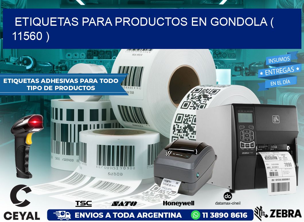 ETIQUETAS PARA PRODUCTOS EN GONDOLA ( 11560 )