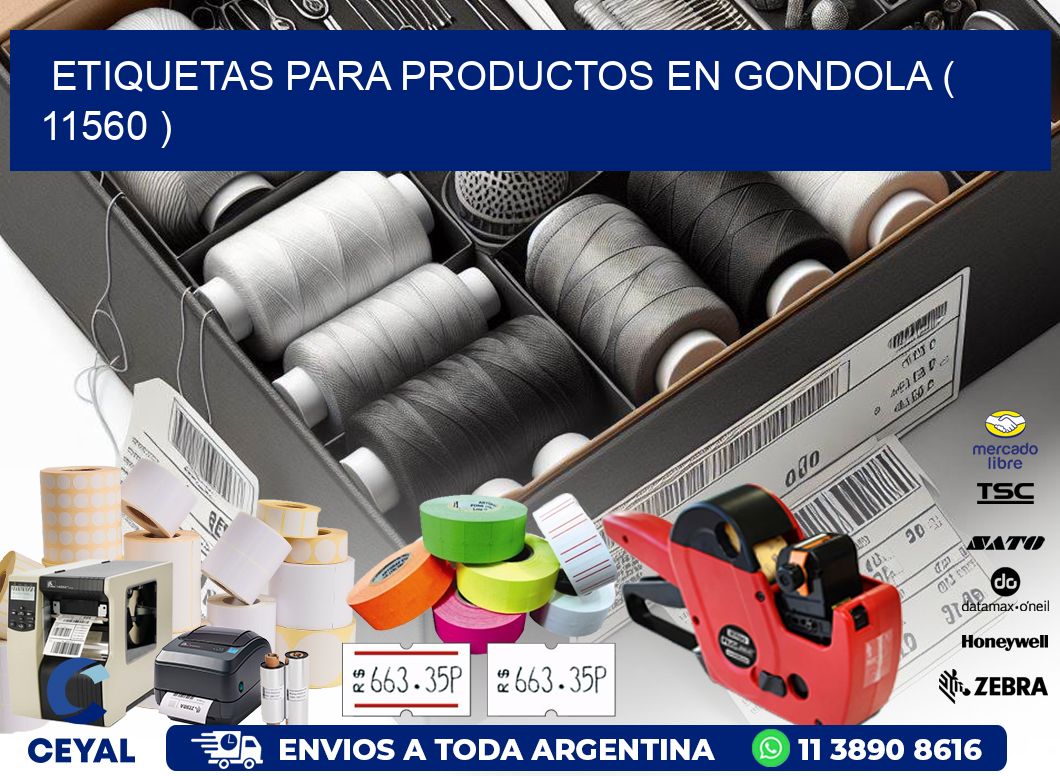 ETIQUETAS PARA PRODUCTOS EN GONDOLA ( 11560 )