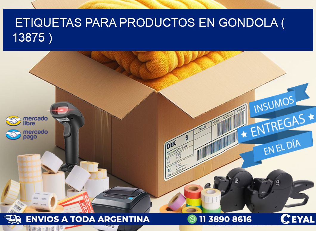 ETIQUETAS PARA PRODUCTOS EN GONDOLA ( 13875 )