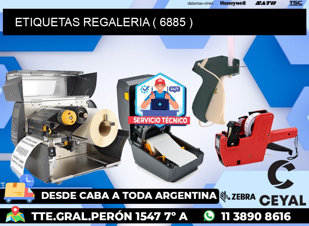 ETIQUETAS REGALERIA ( 6885 )