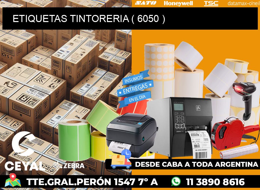 ETIQUETAS TINTORERIA ( 6050 )