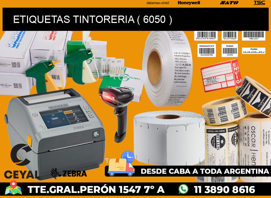 ETIQUETAS TINTORERIA ( 6050 )