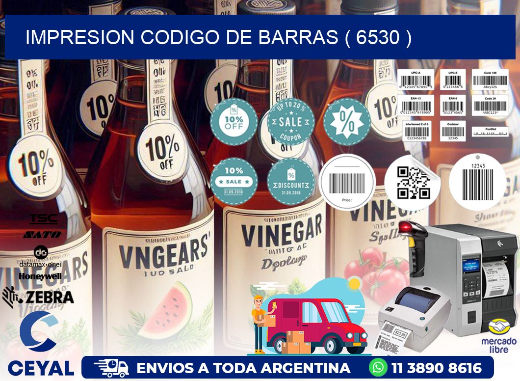 IMPRESION CODIGO DE BARRAS ( 6530 )