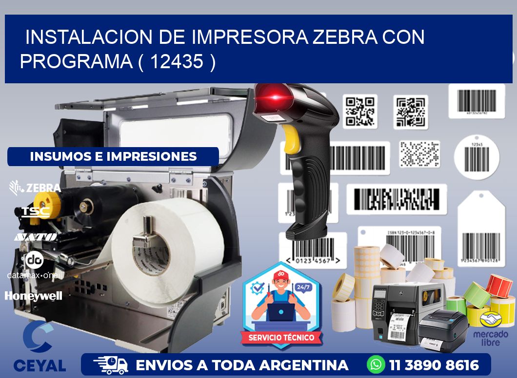 INSTALACION DE IMPRESORA ZEBRA CON PROGRAMA ( 12435 )
