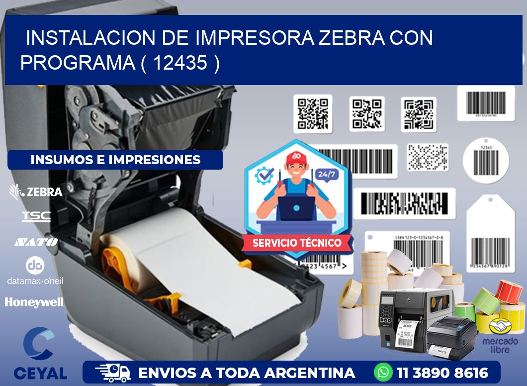 INSTALACION DE IMPRESORA ZEBRA CON PROGRAMA ( 12435 )